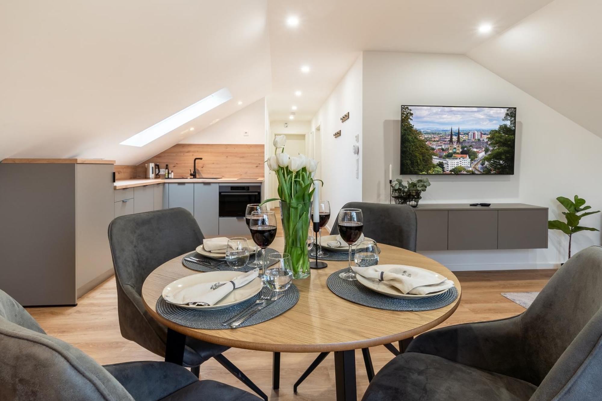 Apartment Milse - Modern. Stylisch بيليفيلد المظهر الخارجي الصورة